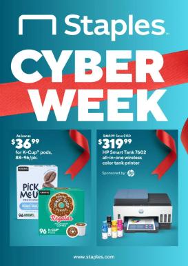 staples - Staples Cyber Week - 11/30 - 12/06 2025