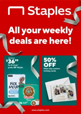 staples - Staples Weekly Ad - 12/07 - 12/13 2025