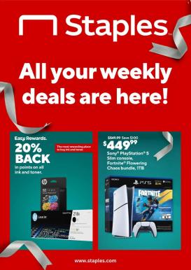 staples - Staples Weekly Ad - 12/21 - 12/27 2025