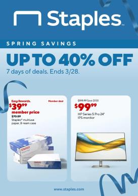 staples - Staples Weekly Ad - 03/22 - 03/28 2026