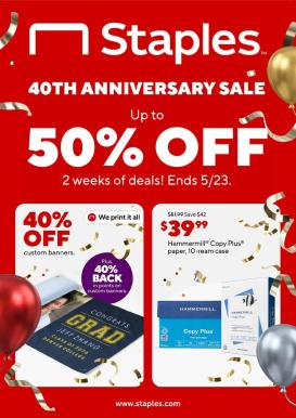 staples - Staples Weekly Ad - 05/10 - 05/23 2026