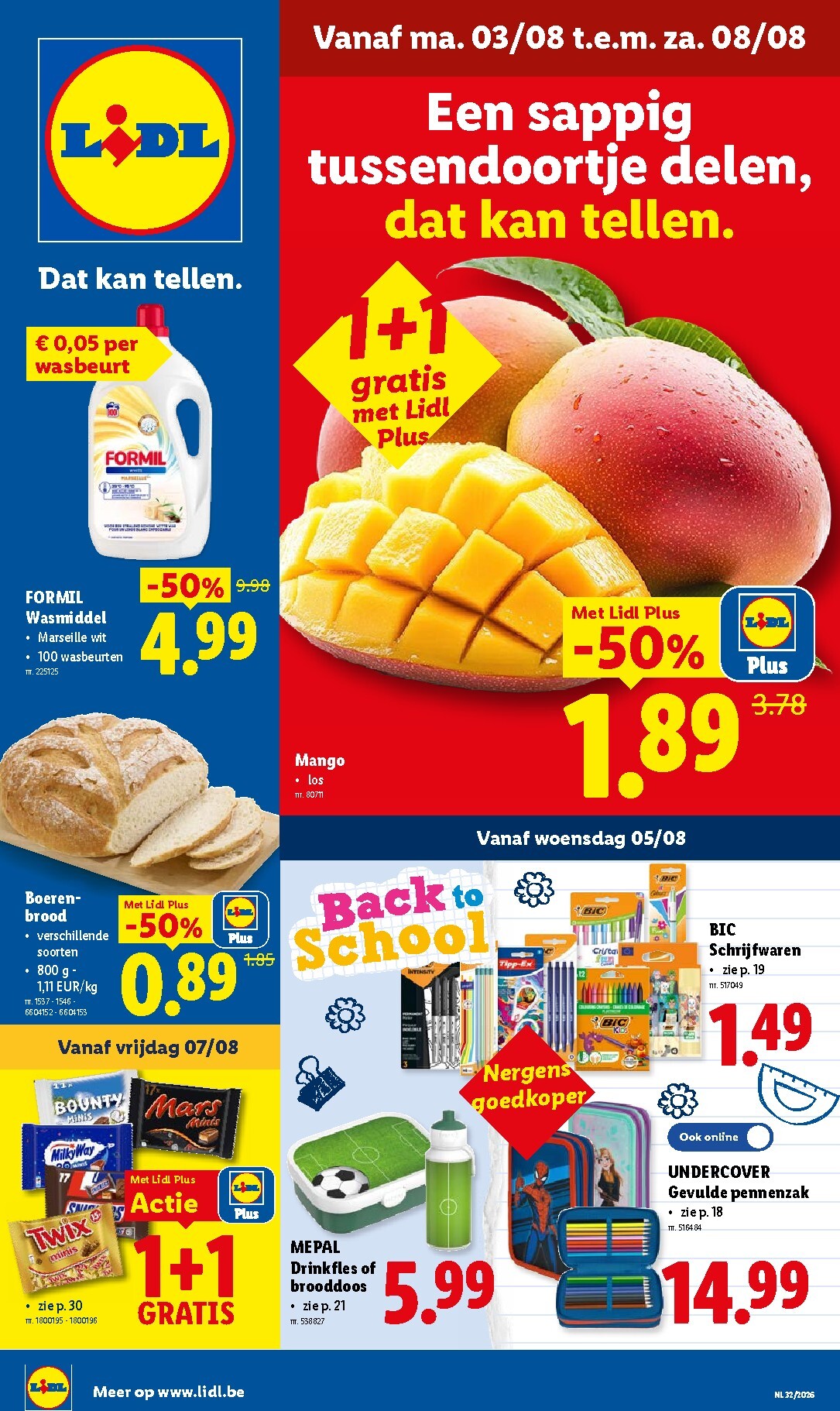 lidl - Lidl folder voor volgende week van maandag 03/08/2026 tot zaterdag 08/08/2026