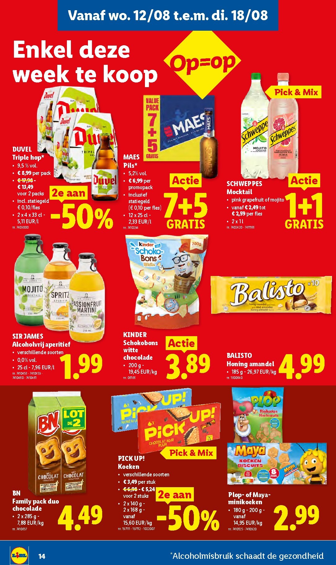 lidl - Lidl folder voor volgende week van maandag 10/08/2026 tot vrijdag 14/08/2026 - page: 14