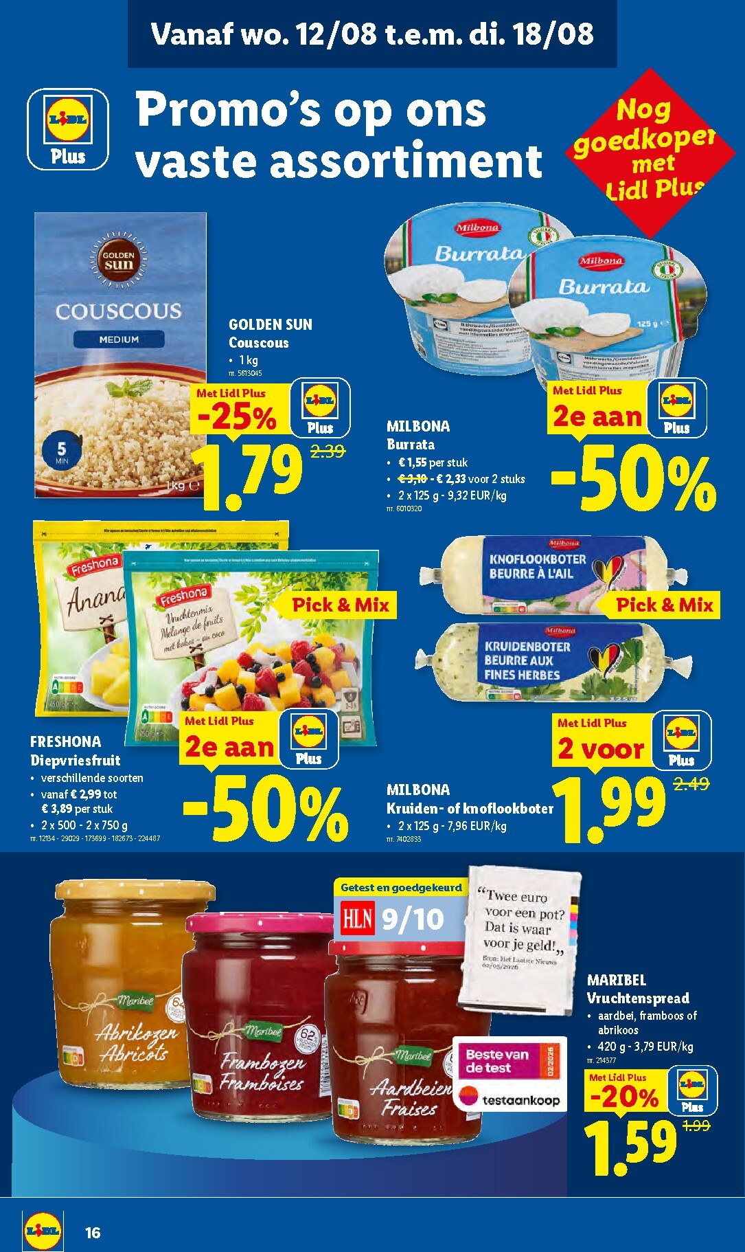 lidl - Lidl folder voor volgende week van maandag 10/08/2026 tot vrijdag 14/08/2026 - page: 16