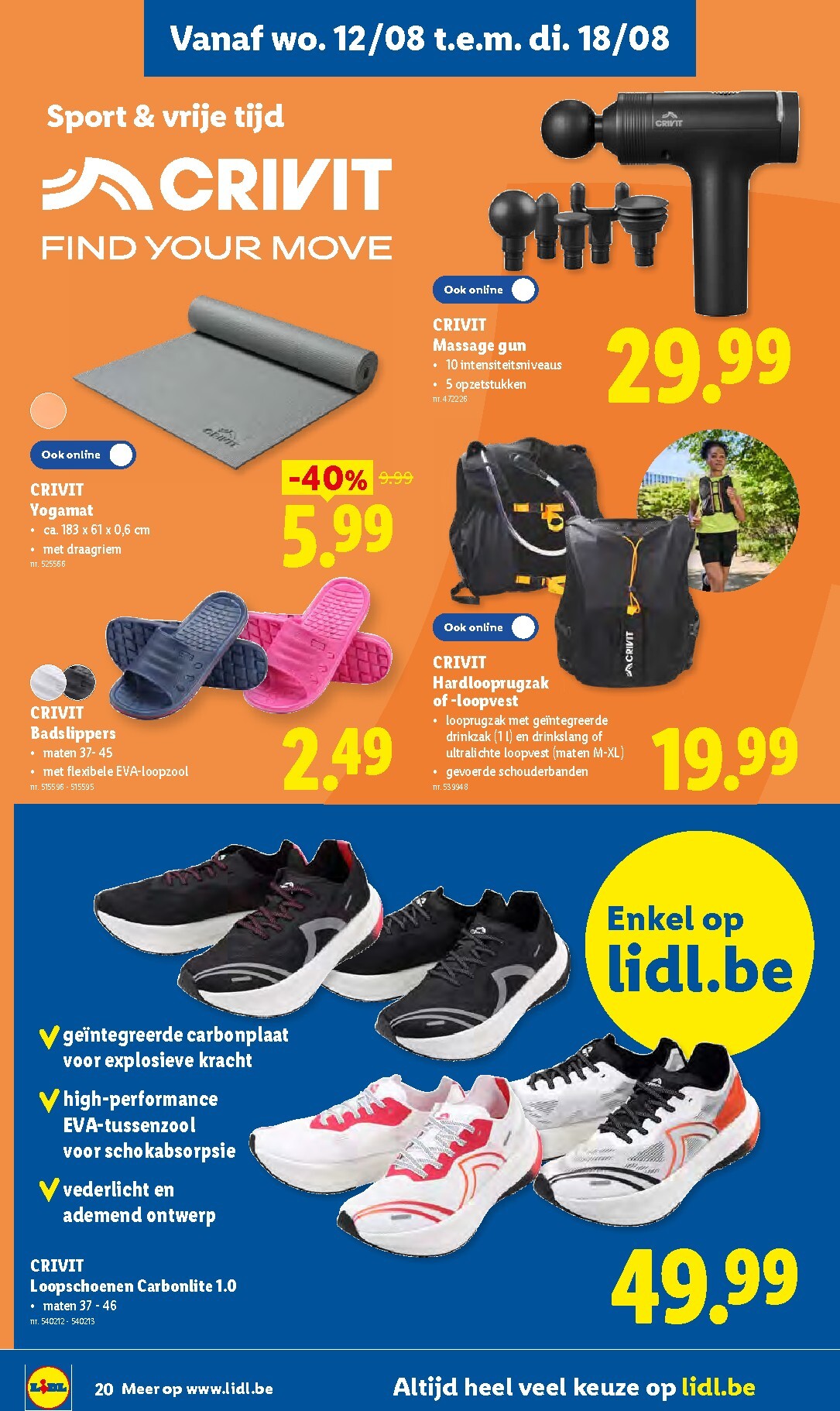 lidl - Lidl folder voor volgende week van maandag 10/08/2026 tot vrijdag 14/08/2026 - page: 20