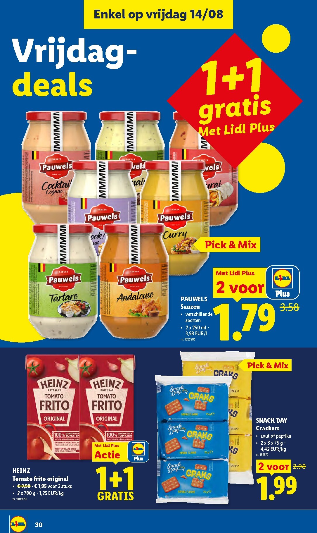 lidl - Lidl folder voor volgende week van maandag 10/08/2026 tot vrijdag 14/08/2026 - page: 30