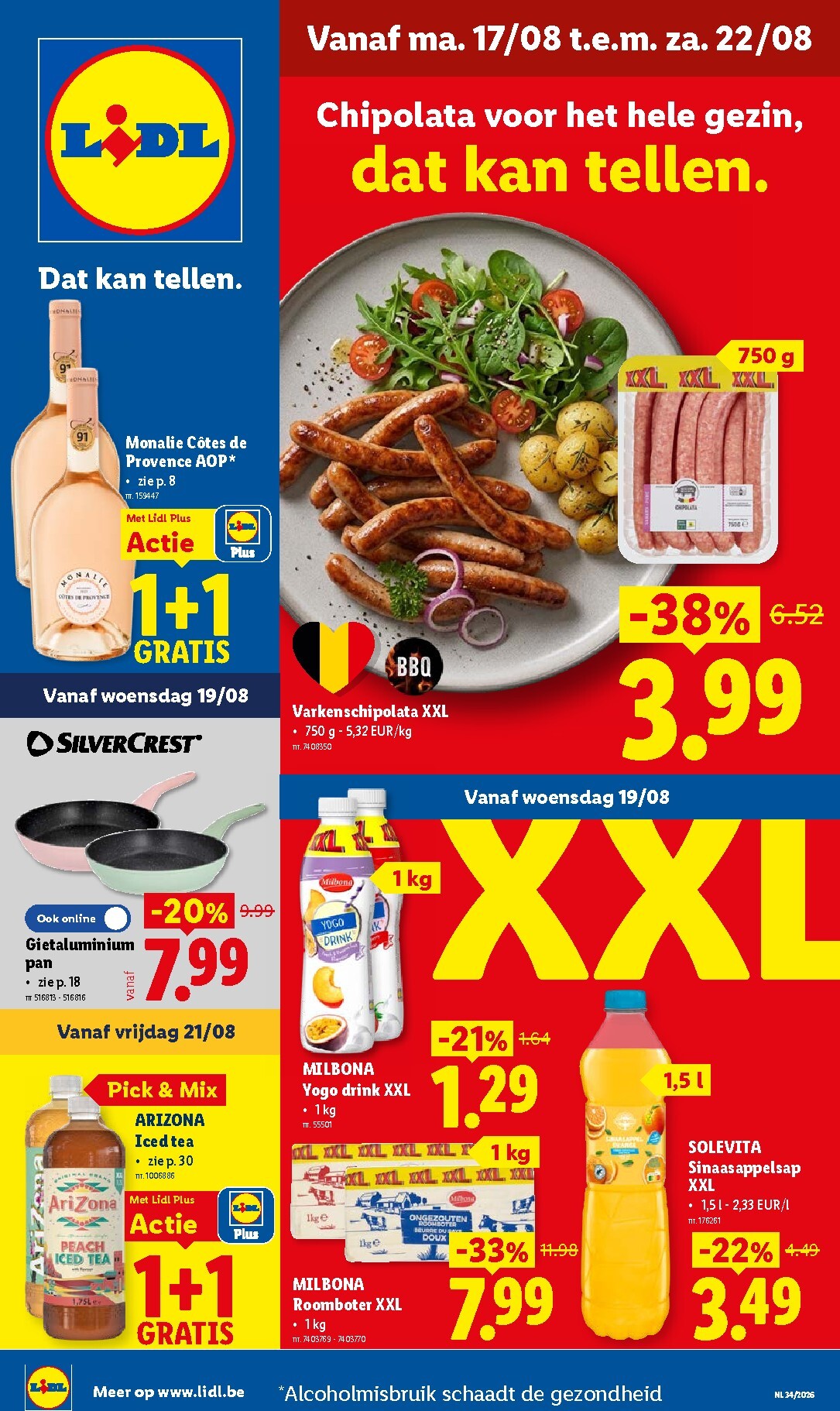 lidl - Lidl folder voor volgende week van maandag 17/08/2026 tot zaterdag 22/08/2026 - page: 1