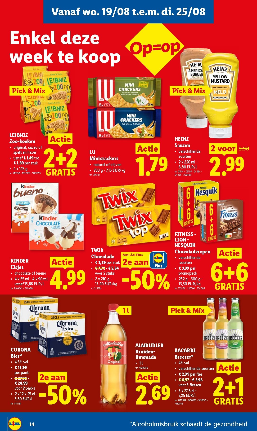 lidl - Lidl folder voor volgende week van maandag 17/08/2026 tot zaterdag 22/08/2026 - page: 14