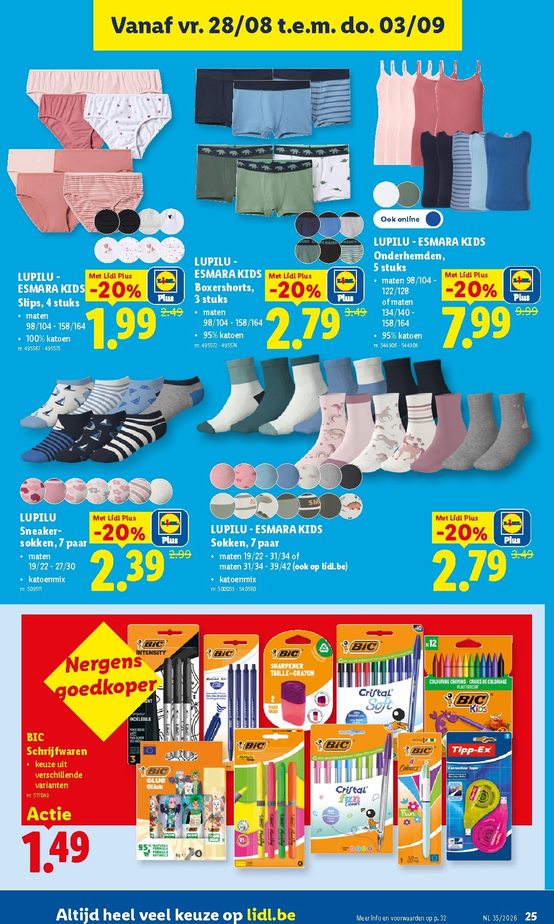 lidl - Lidl folder voor volgende week van maandag 24/08/2026 tot zaterdag 29/08/2026 - page: 25