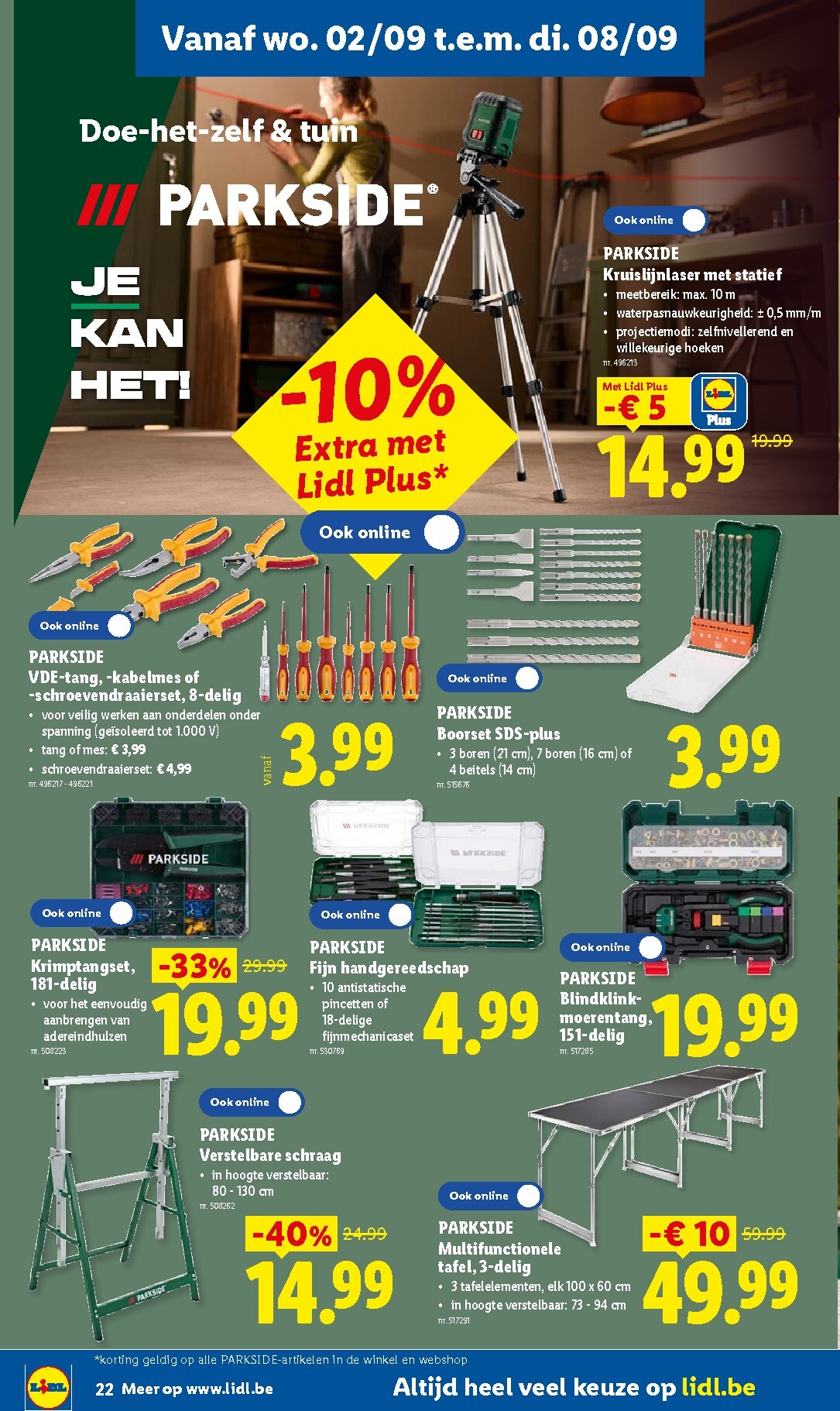 lidl - Lidl folder voor volgende week van maandag 31/08/2026 tot zaterdag 05/09/2026 - page: 22