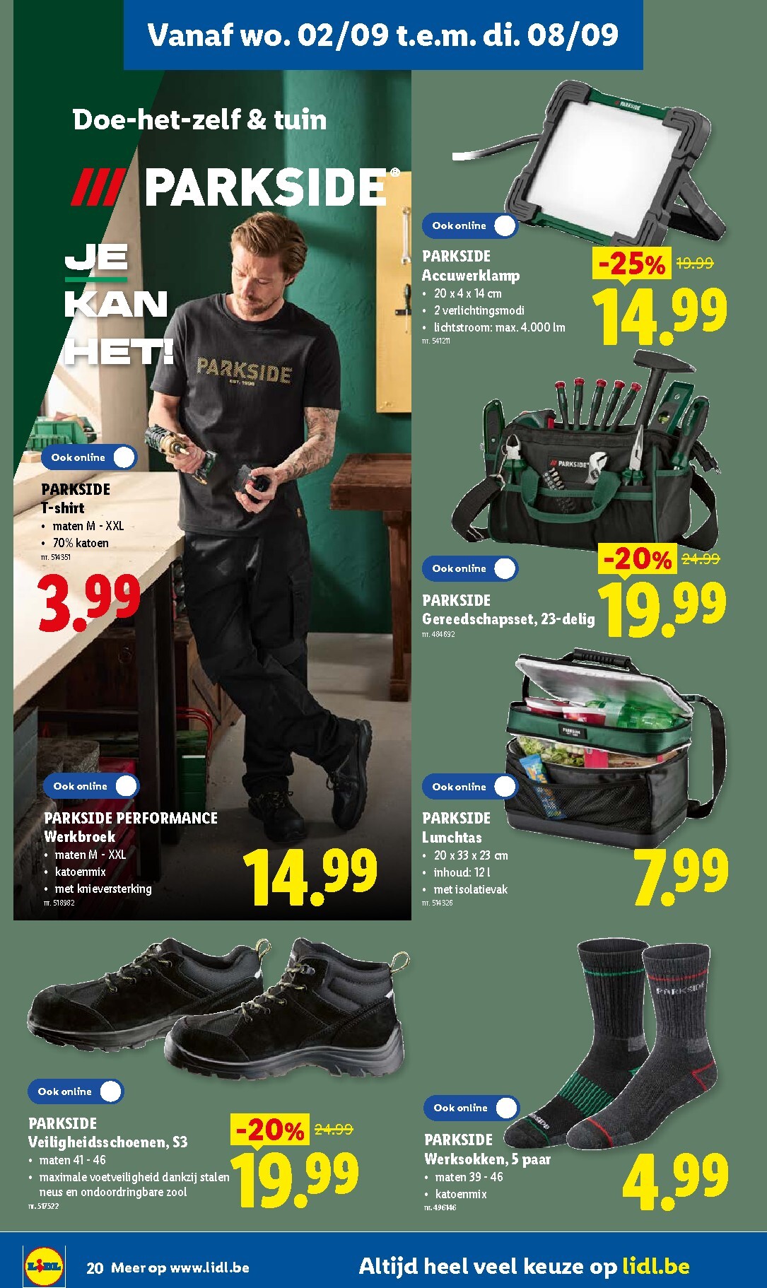 lidl - Lidl folder voor volgende week van maandag 31/08/2026 tot zaterdag 05/09/2026 - page: 20