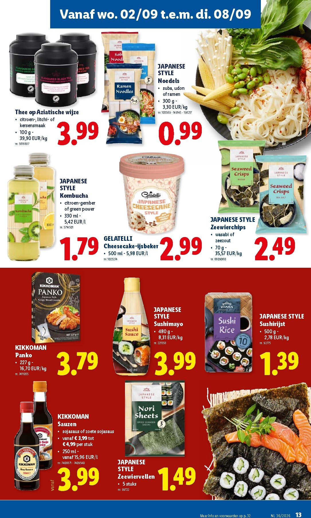 lidl - Lidl folder voor volgende week van maandag 31/08/2026 tot zaterdag 05/09/2026 - page: 13