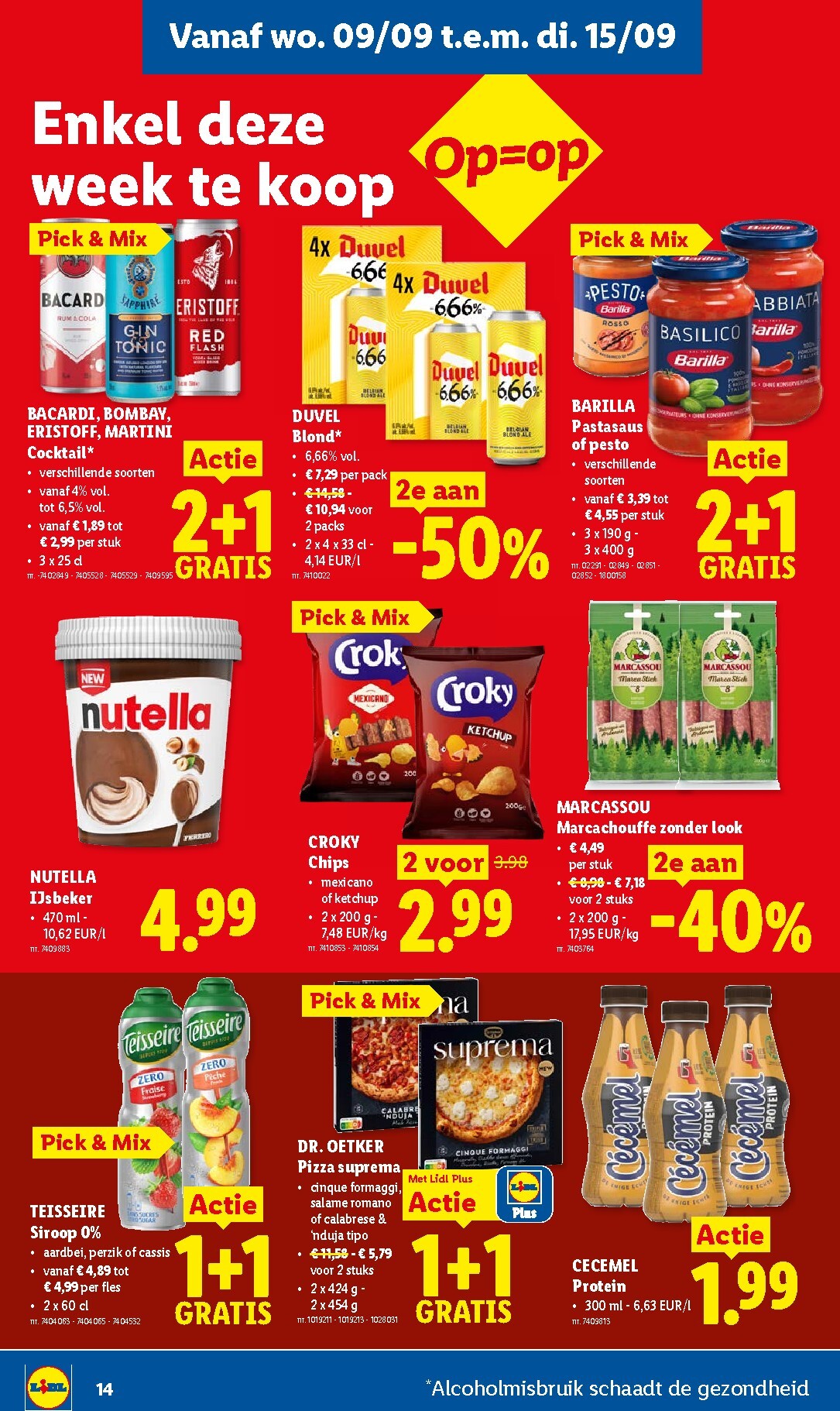 lidl - Lidl folder voor volgende week van maandag 07/09/2026 tot zaterdag 12/09/2026 - page: 14