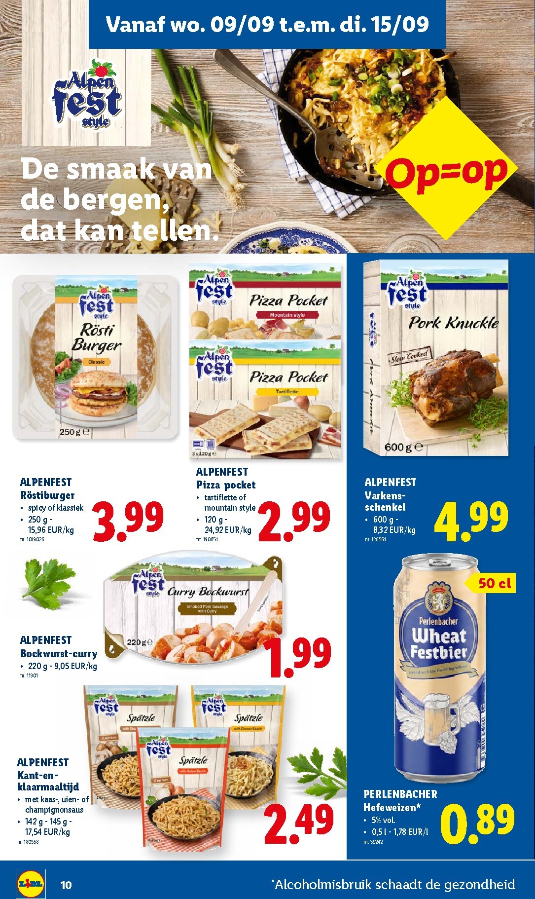 lidl - Lidl folder voor volgende week van maandag 07/09/2026 tot zaterdag 12/09/2026 - page: 10