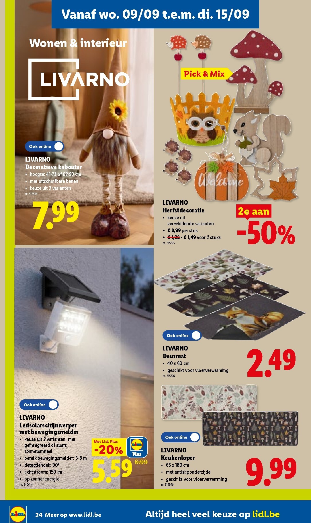 lidl - Lidl folder voor volgende week van maandag 07/09/2026 tot zaterdag 12/09/2026 - page: 24