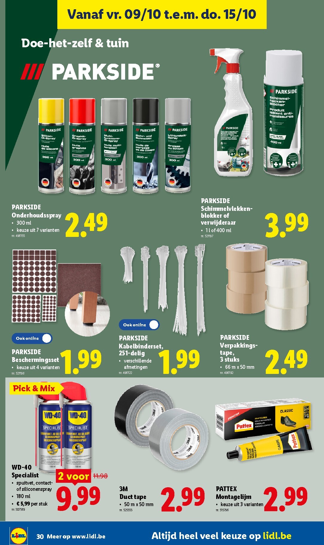lidl - Lidl folder voor volgende week van maandag 05/10/2026 tot zaterdag 10/10/2026 - page: 30