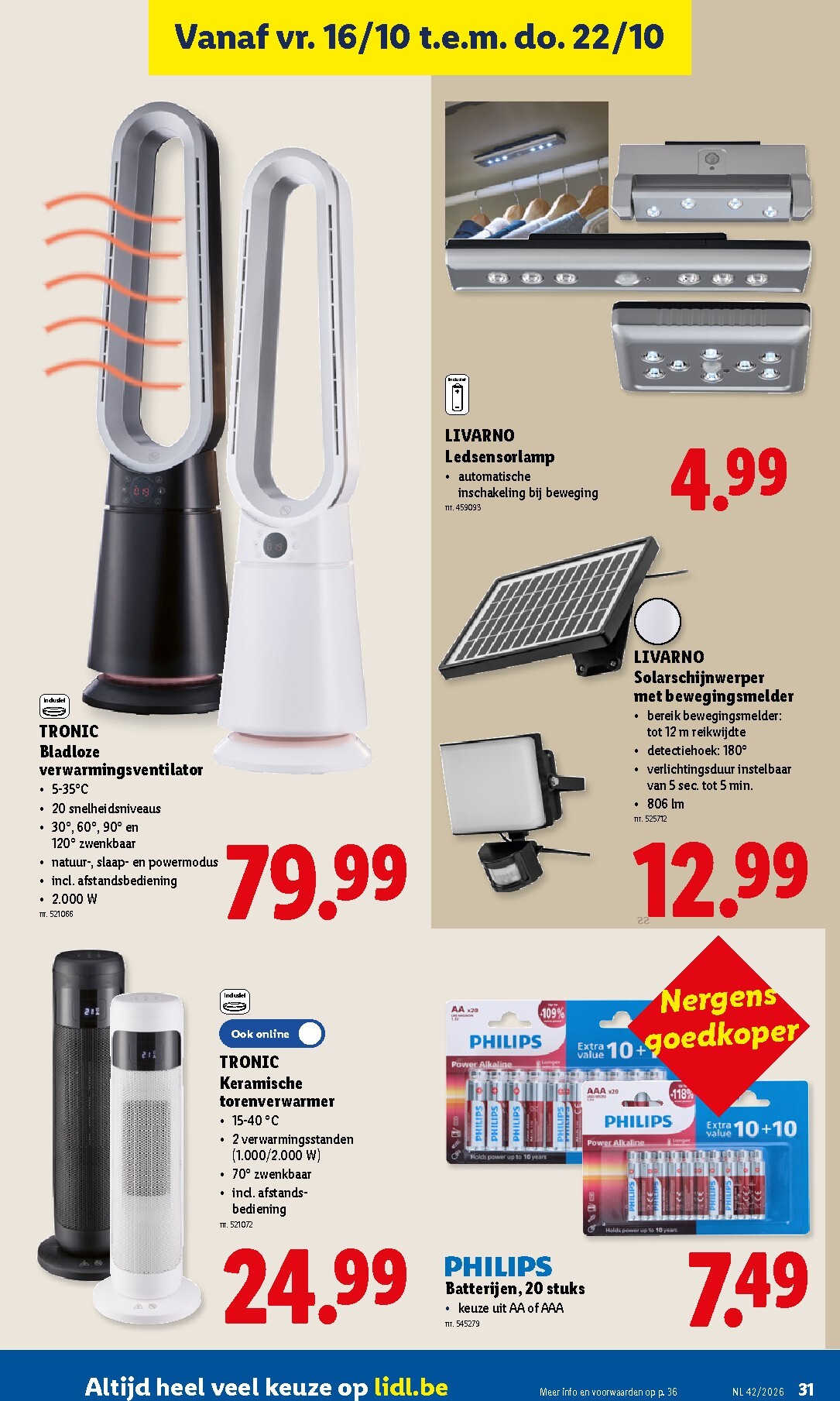 lidl - Lidl folder voor volgende week van maandag 12/10/2026 tot zaterdag 17/10/2026 - page: 31
