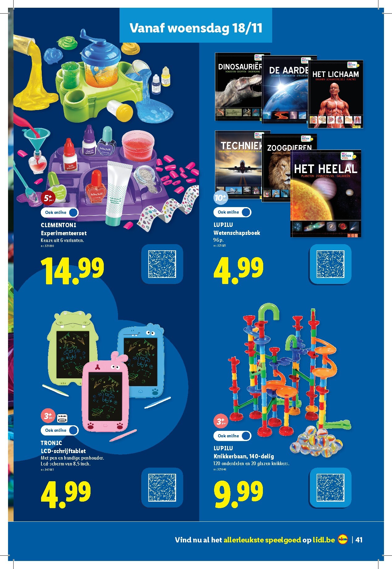 lidl - Lidl - Speelgoedboekje folder voor volgende week van woensdag 21/10/2026 tot dinsdag 24/11/2026 - page: 41