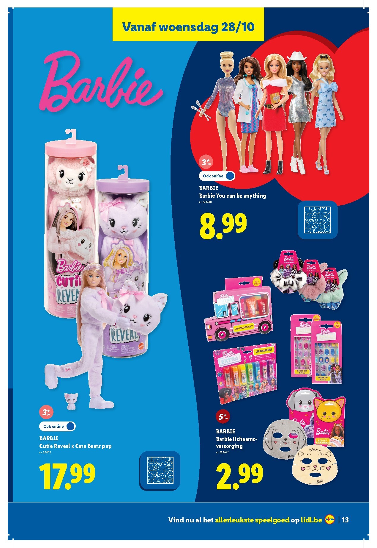 lidl - Lidl - Speelgoedboekje folder voor volgende week van woensdag 21/10/2026 tot dinsdag 24/11/2026 - page: 13