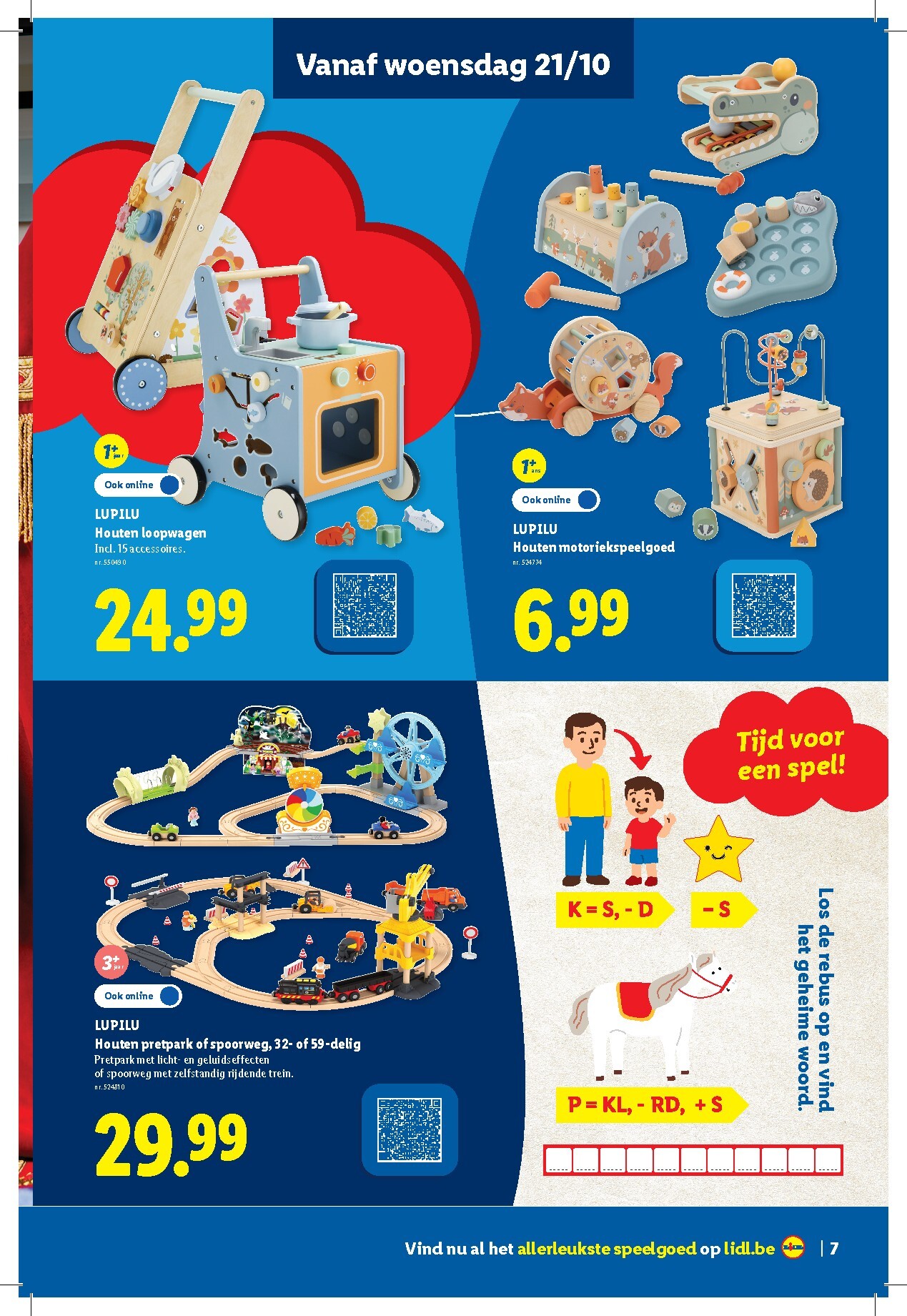 lidl - Lidl - Speelgoedboekje folder voor volgende week van woensdag 21/10/2026 tot dinsdag 24/11/2026 - page: 7
