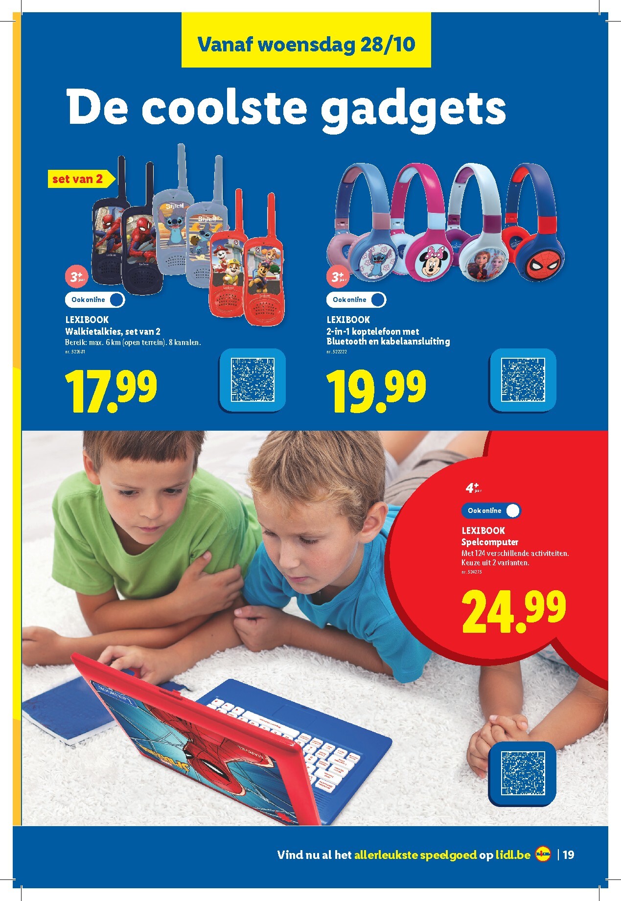 lidl - Lidl - Speelgoedboekje folder voor volgende week van woensdag 21/10/2026 tot dinsdag 24/11/2026 - page: 19