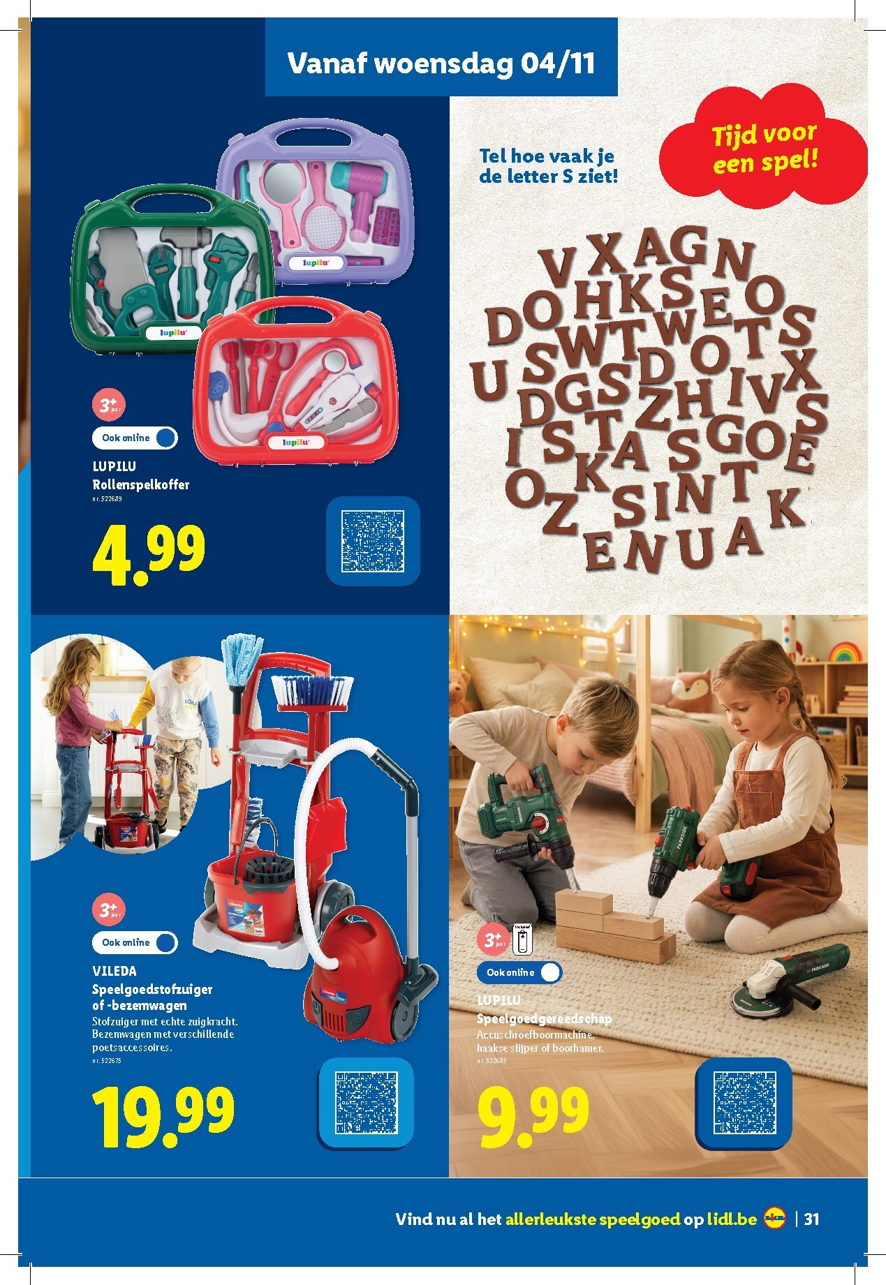 lidl - Lidl - Speelgoedboekje folder voor volgende week van woensdag 21/10/2026 tot dinsdag 24/11/2026 - page: 31