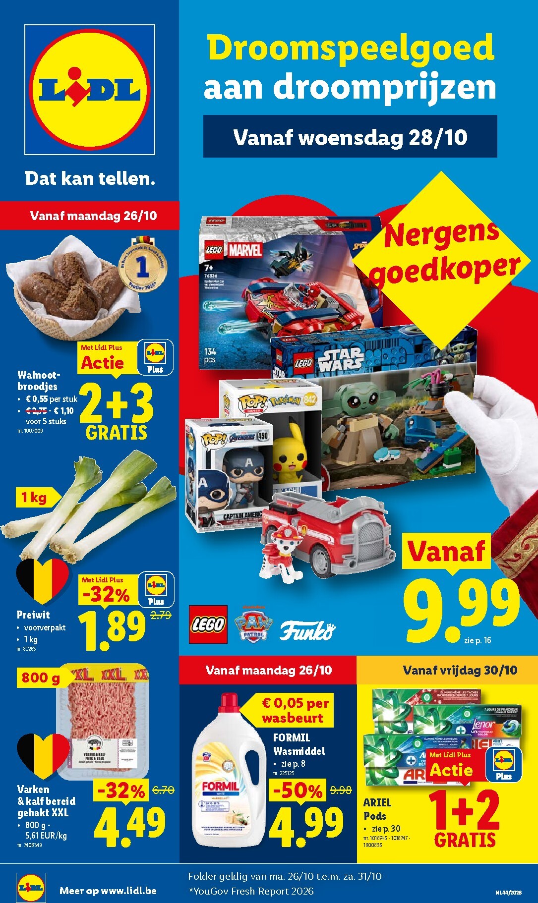 lidl - Lidl folder voor volgende week van maandag 26/10/2026 tot zaterdag 31/10/2026 - page: 1