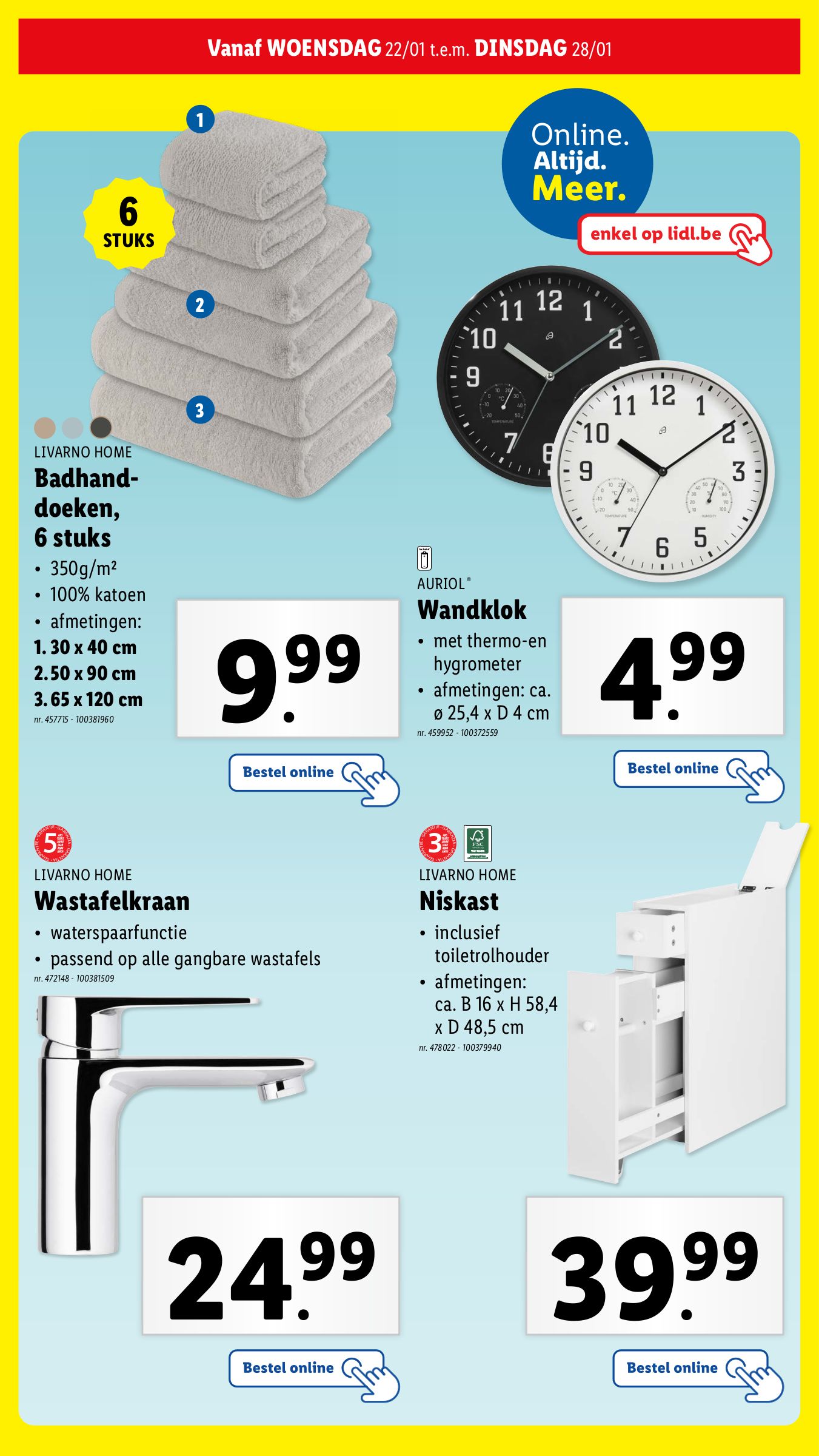 lidl - Lidl folder geldig vanaf 22/01 - 28/01 - page: 43