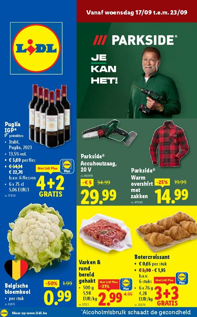 lidl - Lidl folder geldig vanaf 17/09 - 23/09 - page: 1