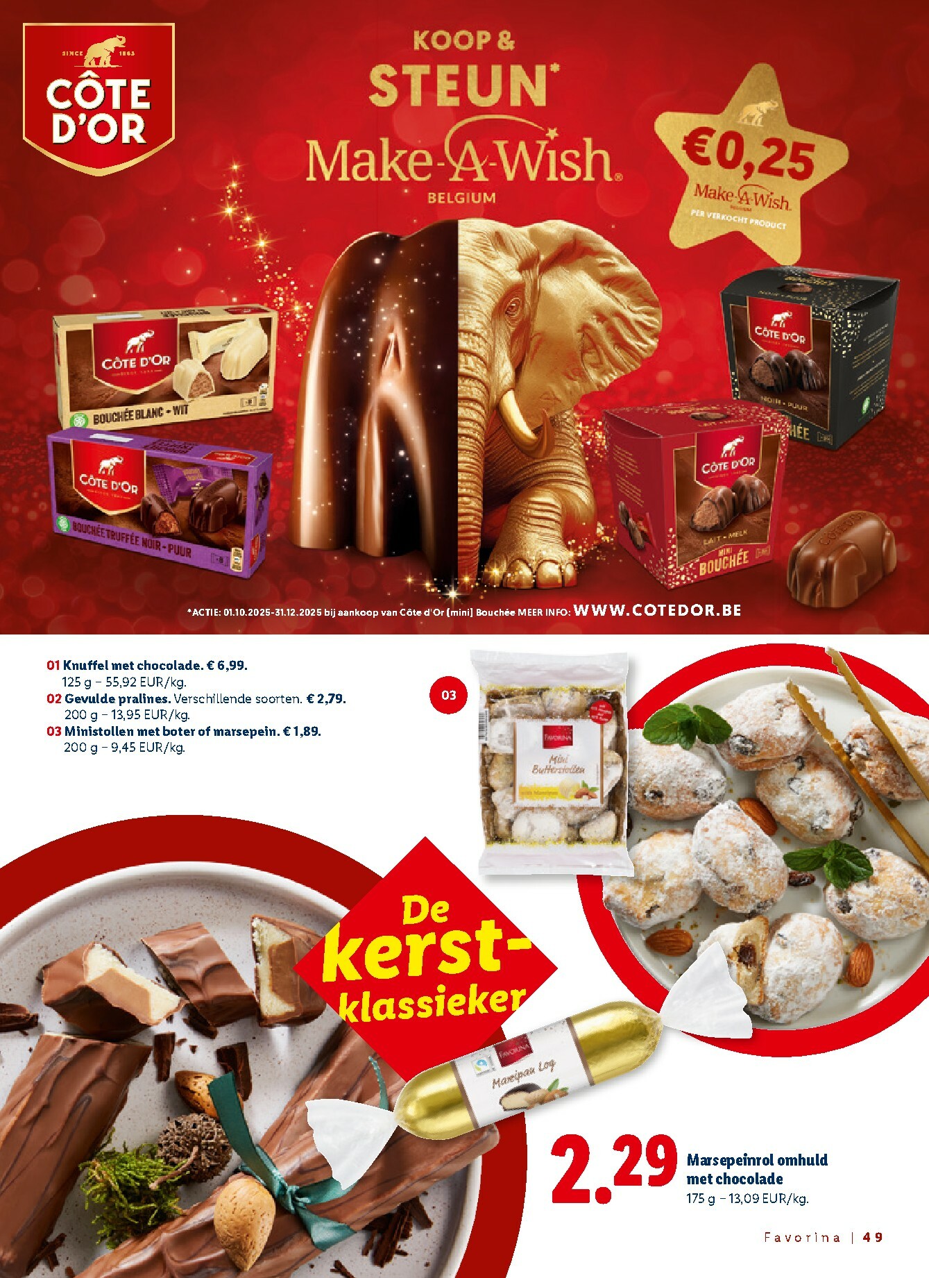 lidl - De Lidl - Kerstmagazine folder geldig vanaf 03/11 t/m 31/12 - page: 49