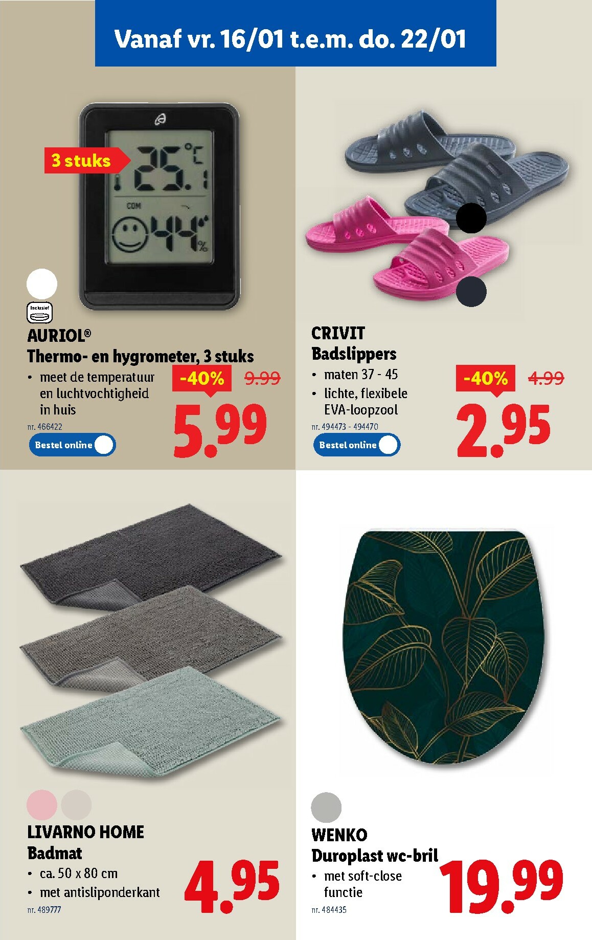 lidl - De Lidl folder geldig vanaf 14/01 t/m 20/01 - page: 49