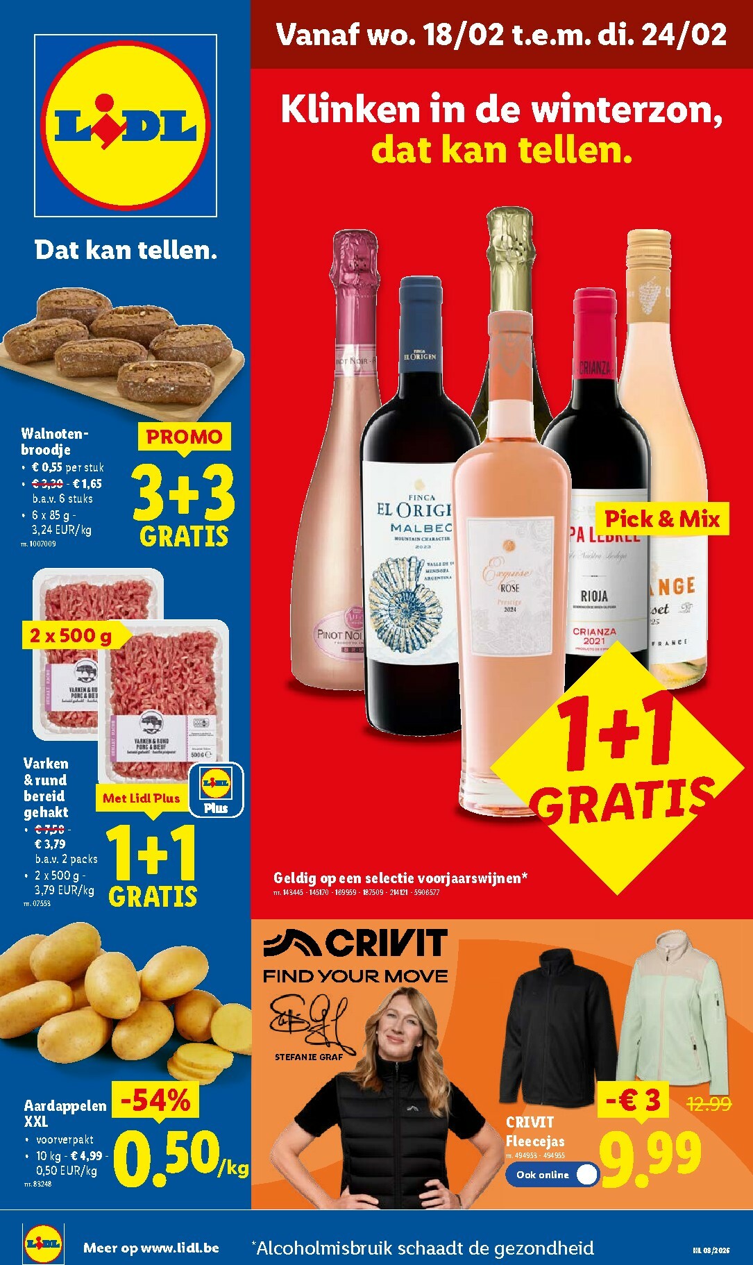 lidl - De Lidl folder geldig vanaf 18/02/2026 t/m 24/02/2026 - page: 1