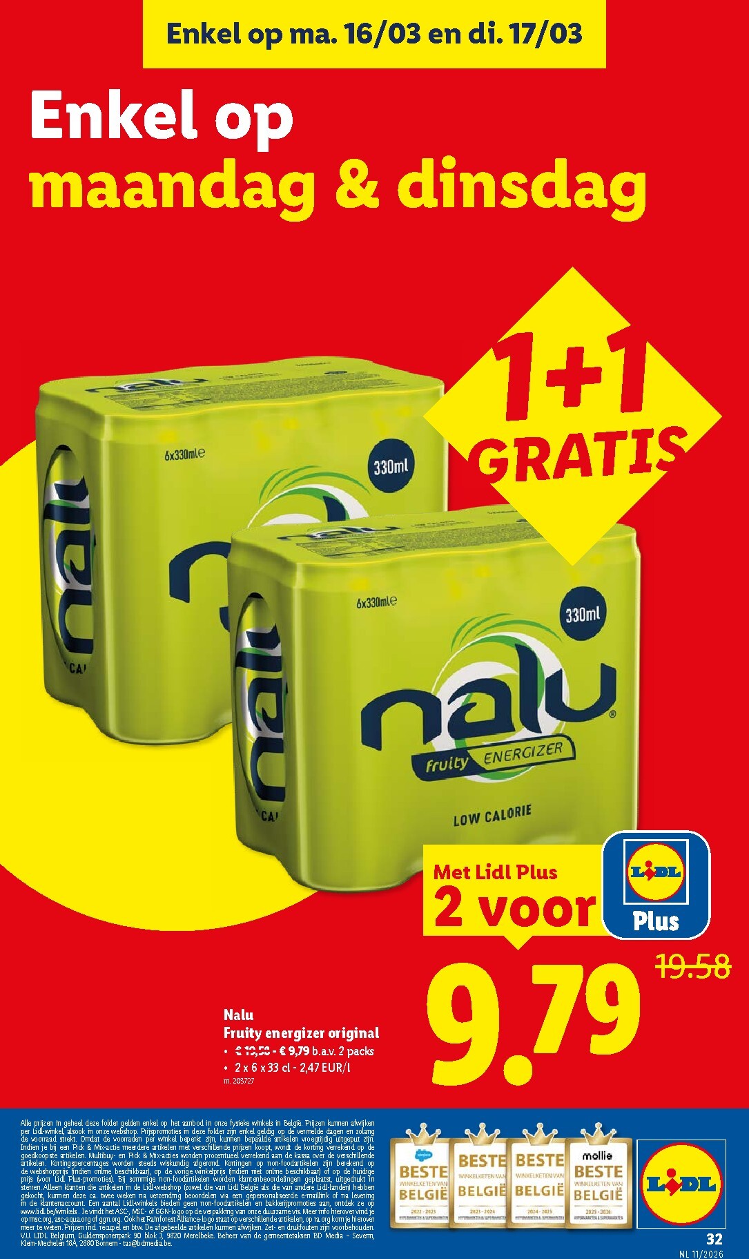 lidl - De Lidl folder geldig vanaf 11/03/2026 t/m 17/03/2026 - page: 32
