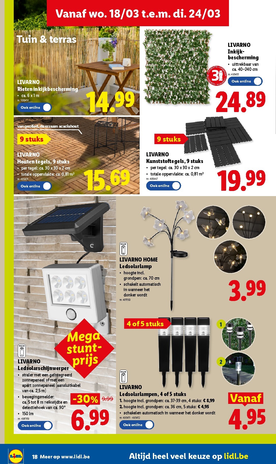 lidl - De Lidl folder geldig vanaf 18/03/2026 t/m 24/03/2026 - page: 18