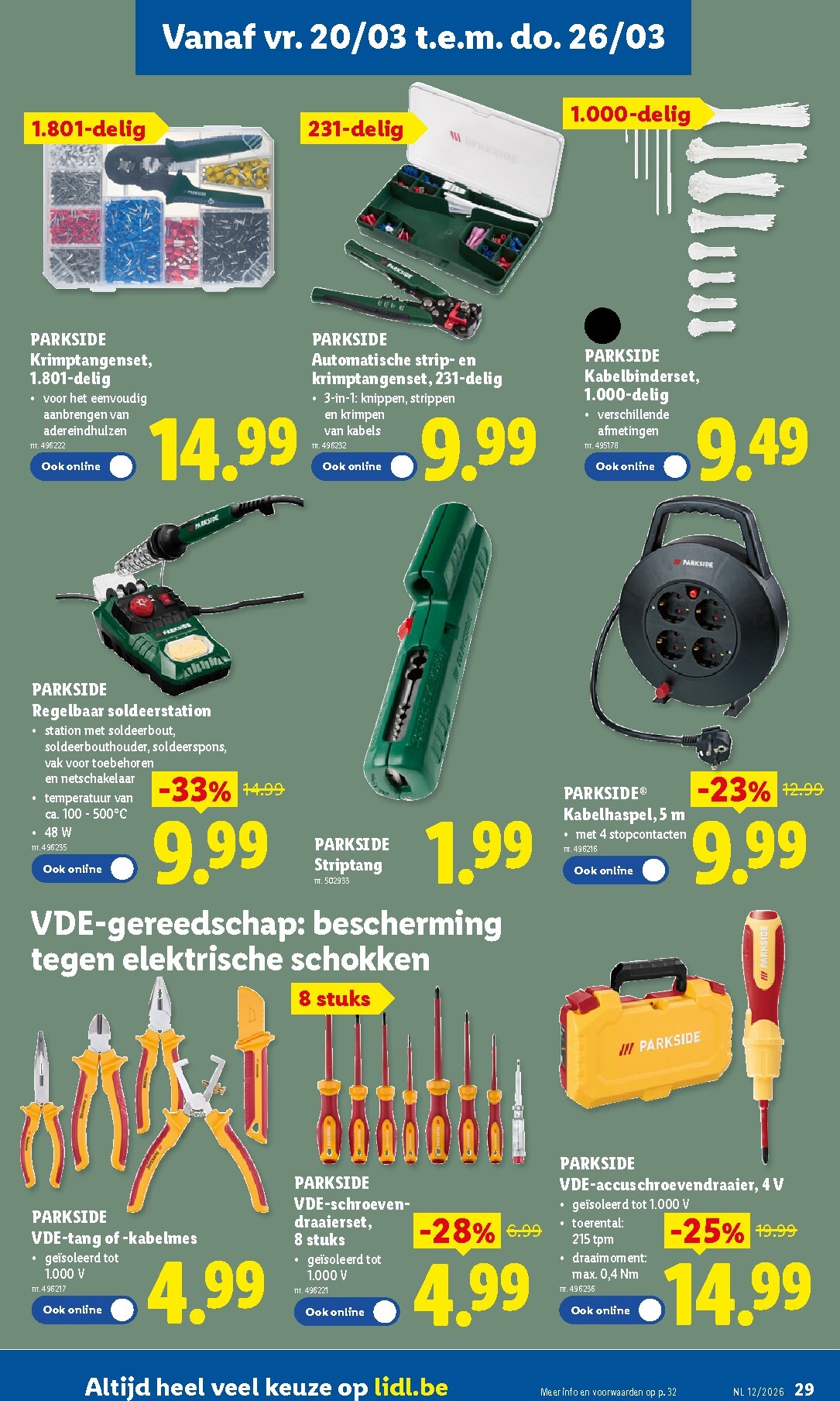 lidl - De Lidl folder geldig vanaf 18/03/2026 t/m 24/03/2026 - page: 29