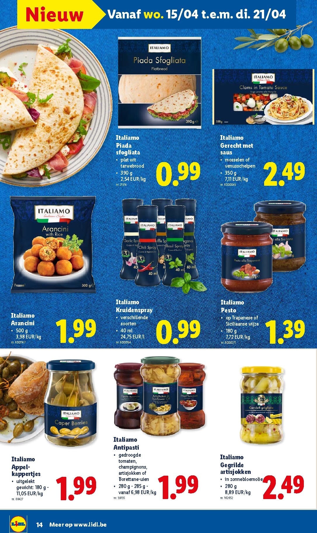 lidl - Lidl folder voor volgende week van maandag 13/04/2026 tot zaterdag 18/04/2026 - page: 14