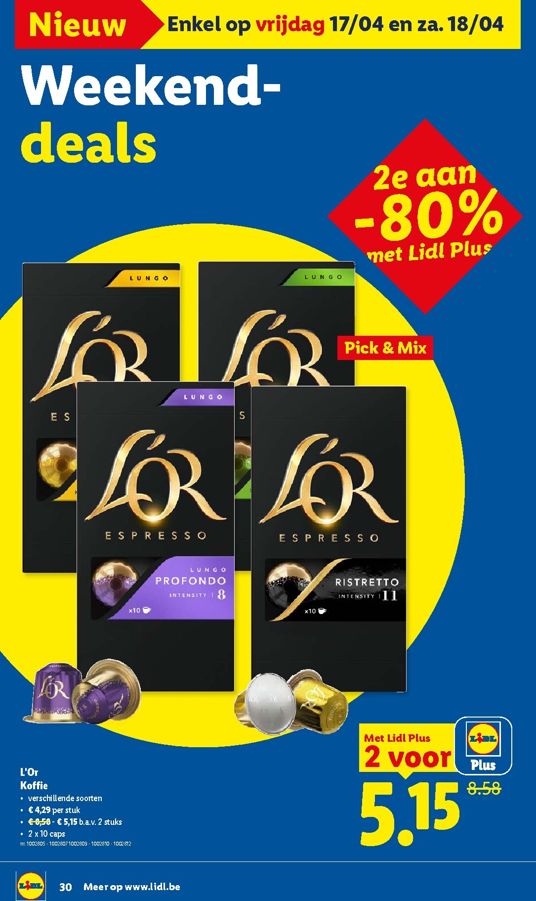 lidl - Lidl folder voor volgende week van maandag 13/04/2026 tot zaterdag 18/04/2026 - page: 30