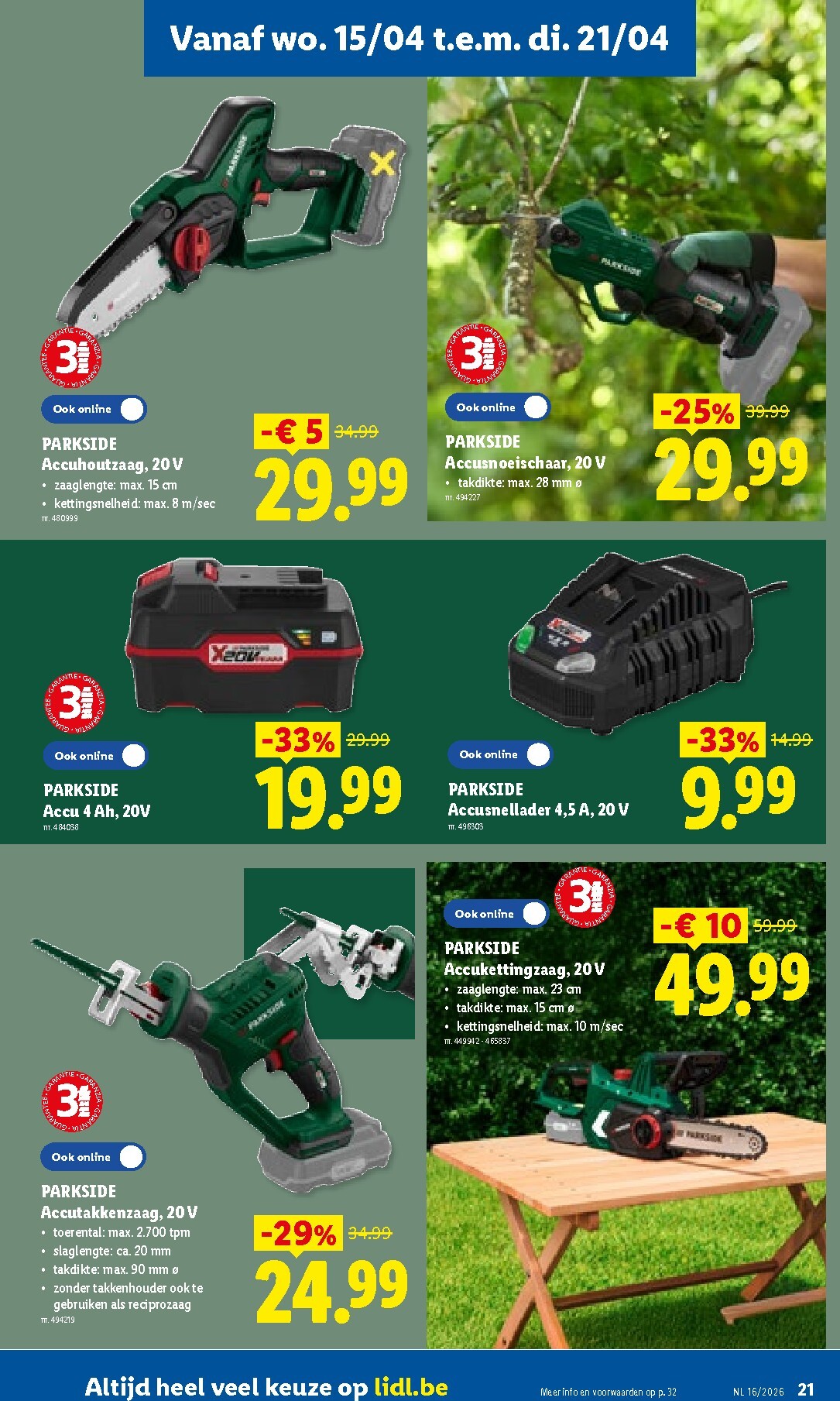 lidl - Lidl folder voor volgende week van maandag 13/04/2026 tot zaterdag 18/04/2026 - page: 21