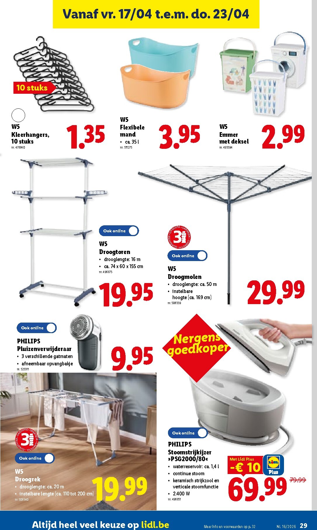 lidl - Lidl folder voor volgende week van maandag 13/04/2026 tot zaterdag 18/04/2026 - page: 29