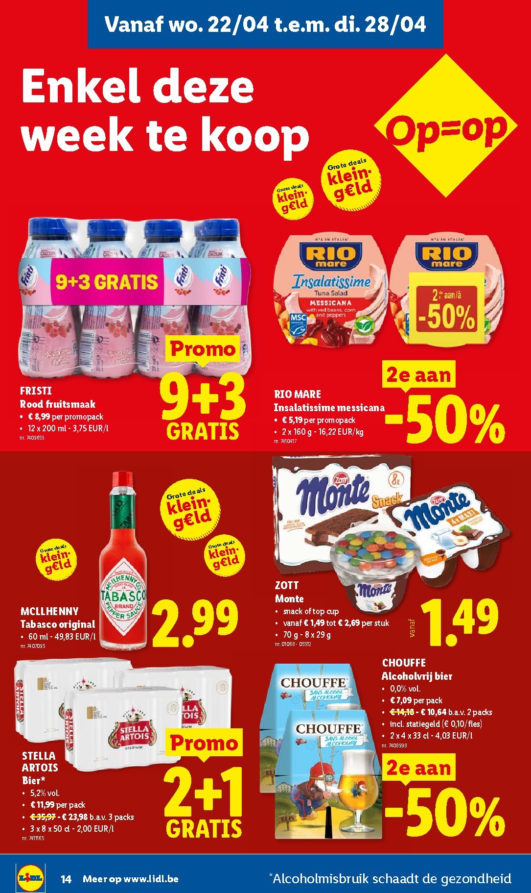 lidl - Lidl folder voor volgende week van maandag 20/04/2026 tot zaterdag 25/04/2026 - page: 14