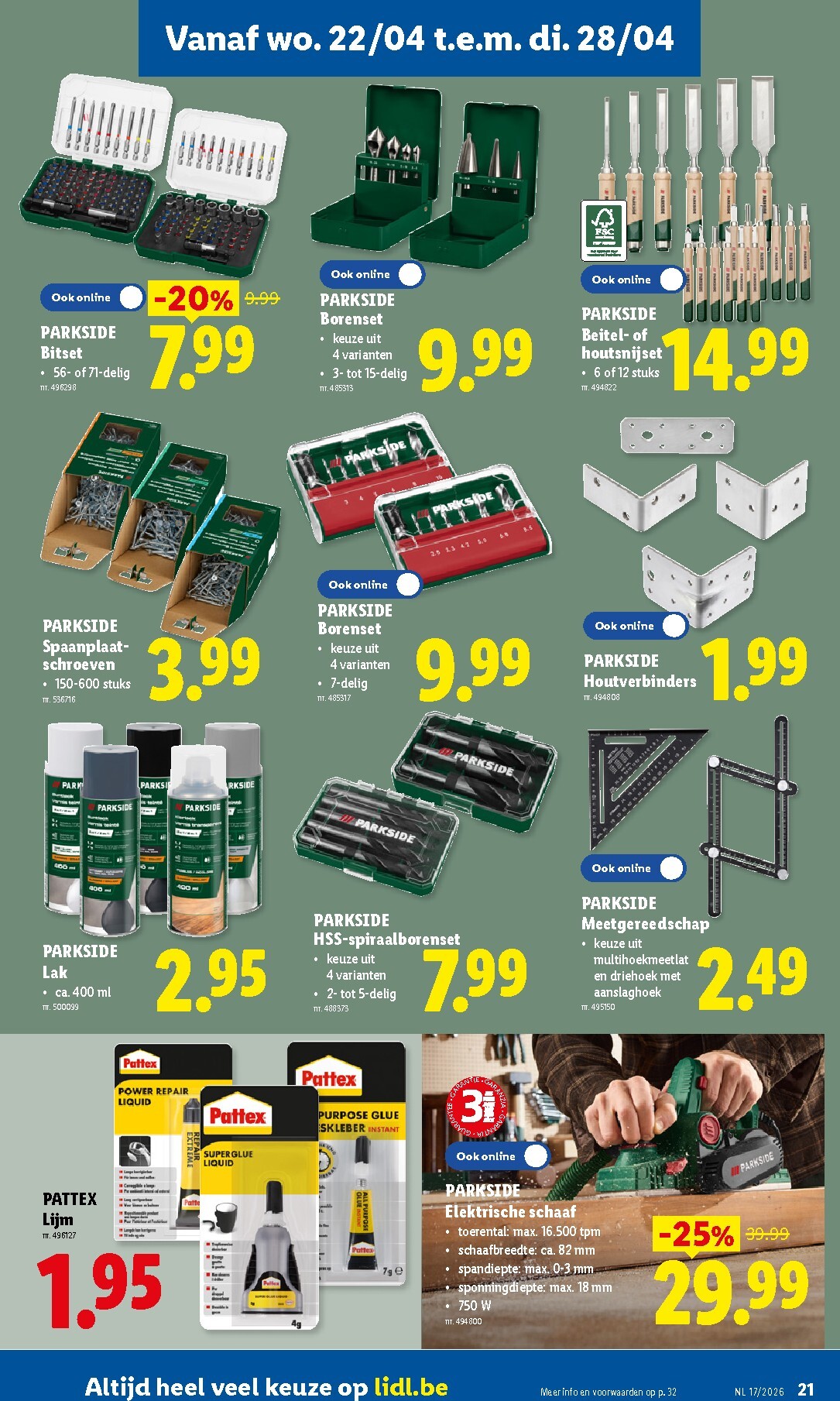 lidl - Lidl folder voor volgende week van maandag 20/04/2026 tot zaterdag 25/04/2026 - page: 21