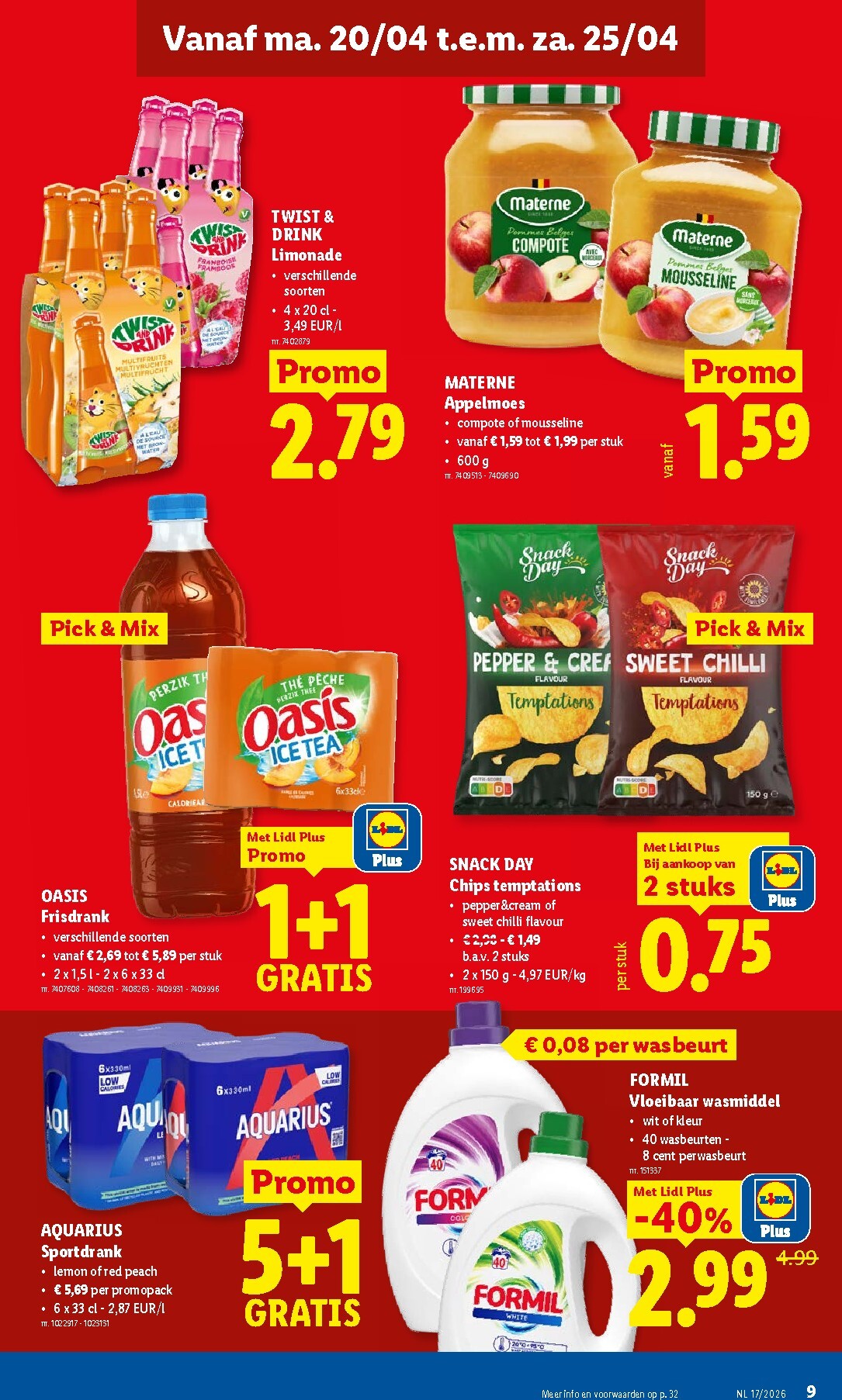 lidl - Lidl folder voor volgende week van maandag 20/04/2026 tot zaterdag 25/04/2026 - page: 9
