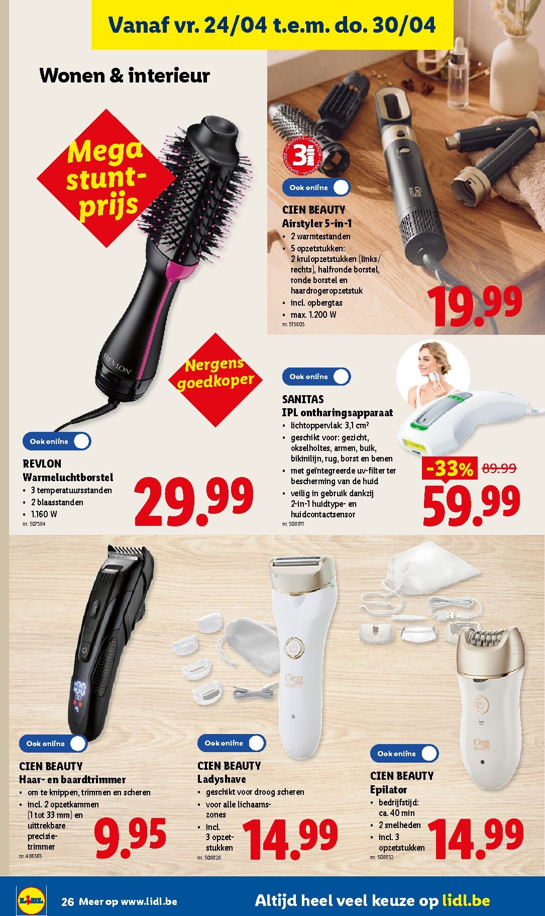 lidl - Lidl folder voor volgende week van maandag 20/04/2026 tot zaterdag 25/04/2026 - page: 26