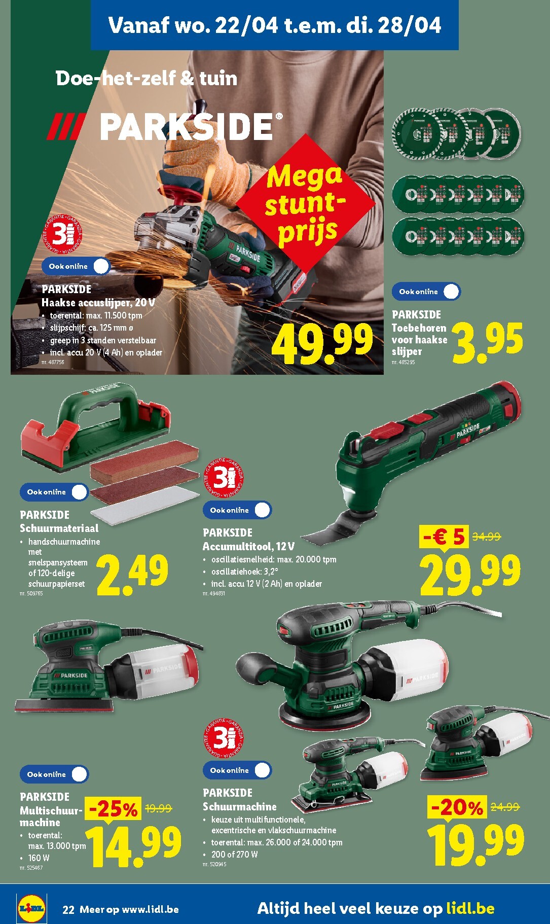 lidl - Lidl folder voor volgende week van maandag 20/04/2026 tot zaterdag 25/04/2026 - page: 22