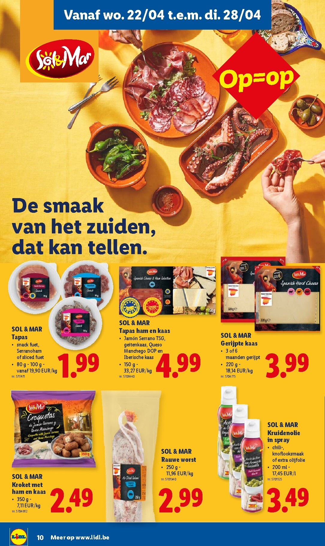 lidl - Lidl folder voor volgende week van maandag 20/04/2026 tot zaterdag 25/04/2026 - page: 10