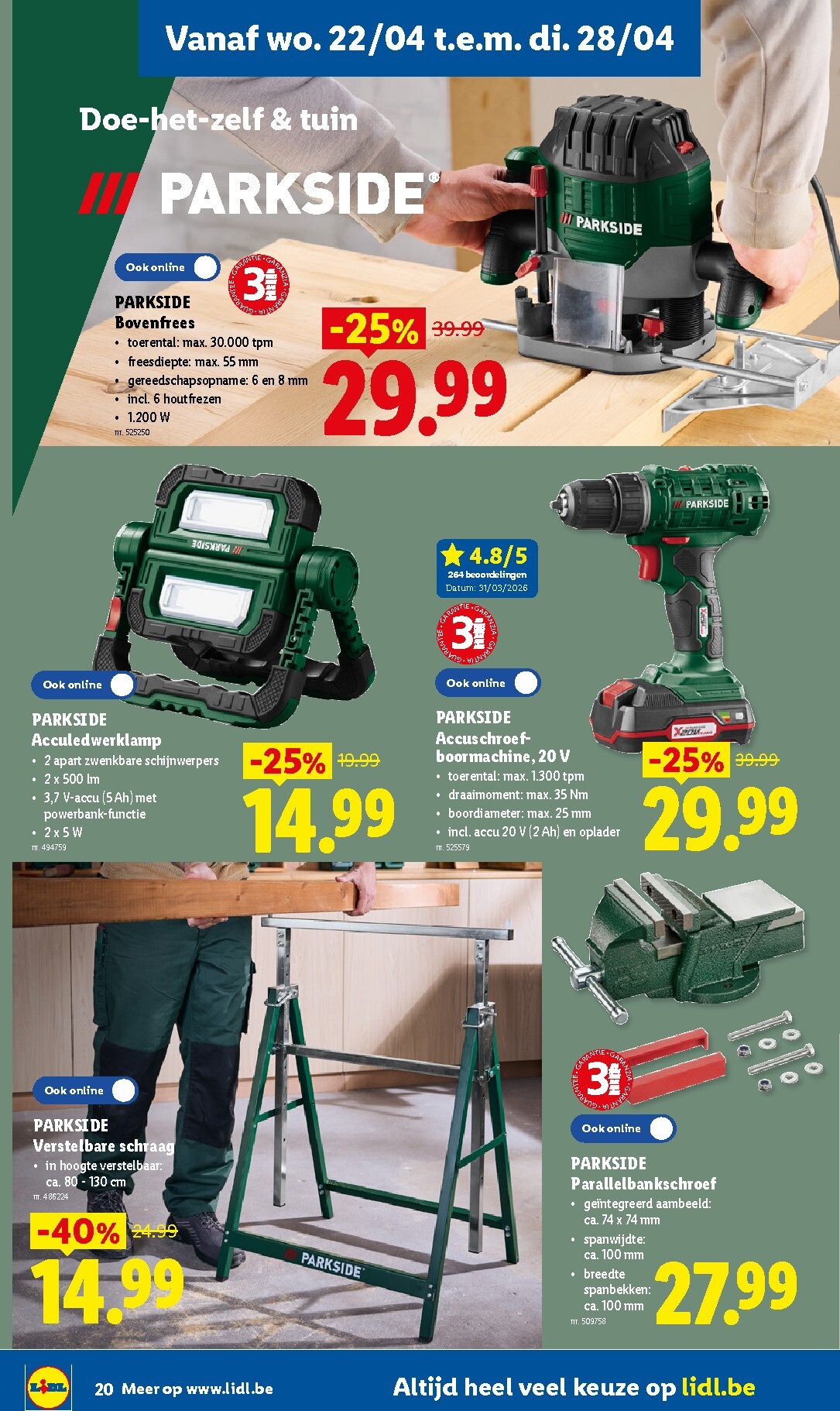 lidl - Lidl folder voor volgende week van maandag 20/04/2026 tot zaterdag 25/04/2026 - page: 20