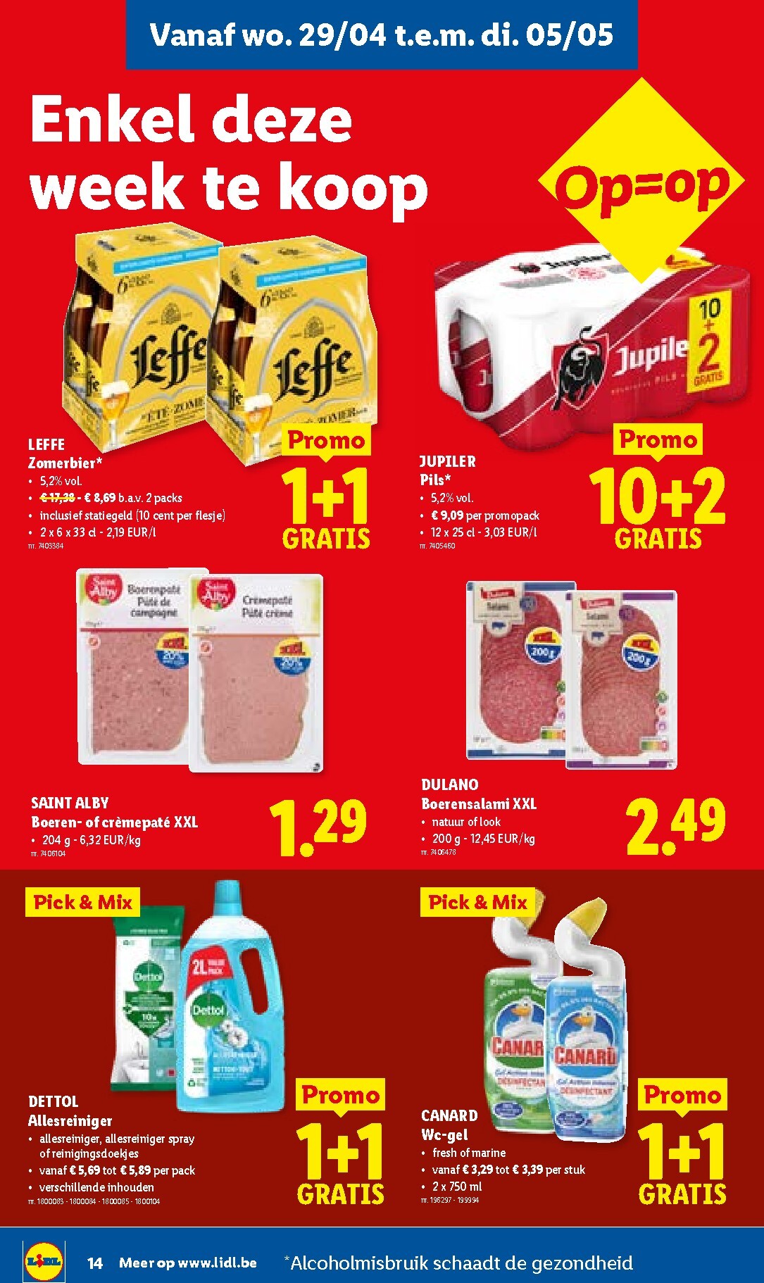 lidl - Lidl folder voor volgende week van maandag 27/04/2026 tot zaterdag 02/05/2026 - page: 14
