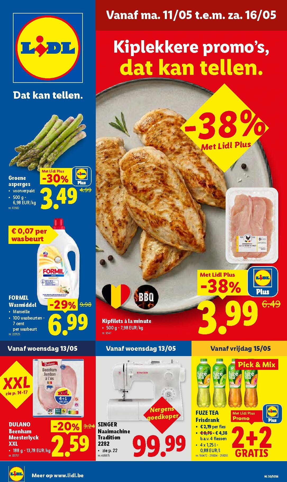 lidl - Lidl folder voor volgende week van maandag 11/05/2026 tot zaterdag 16/05/2026 - page: 1