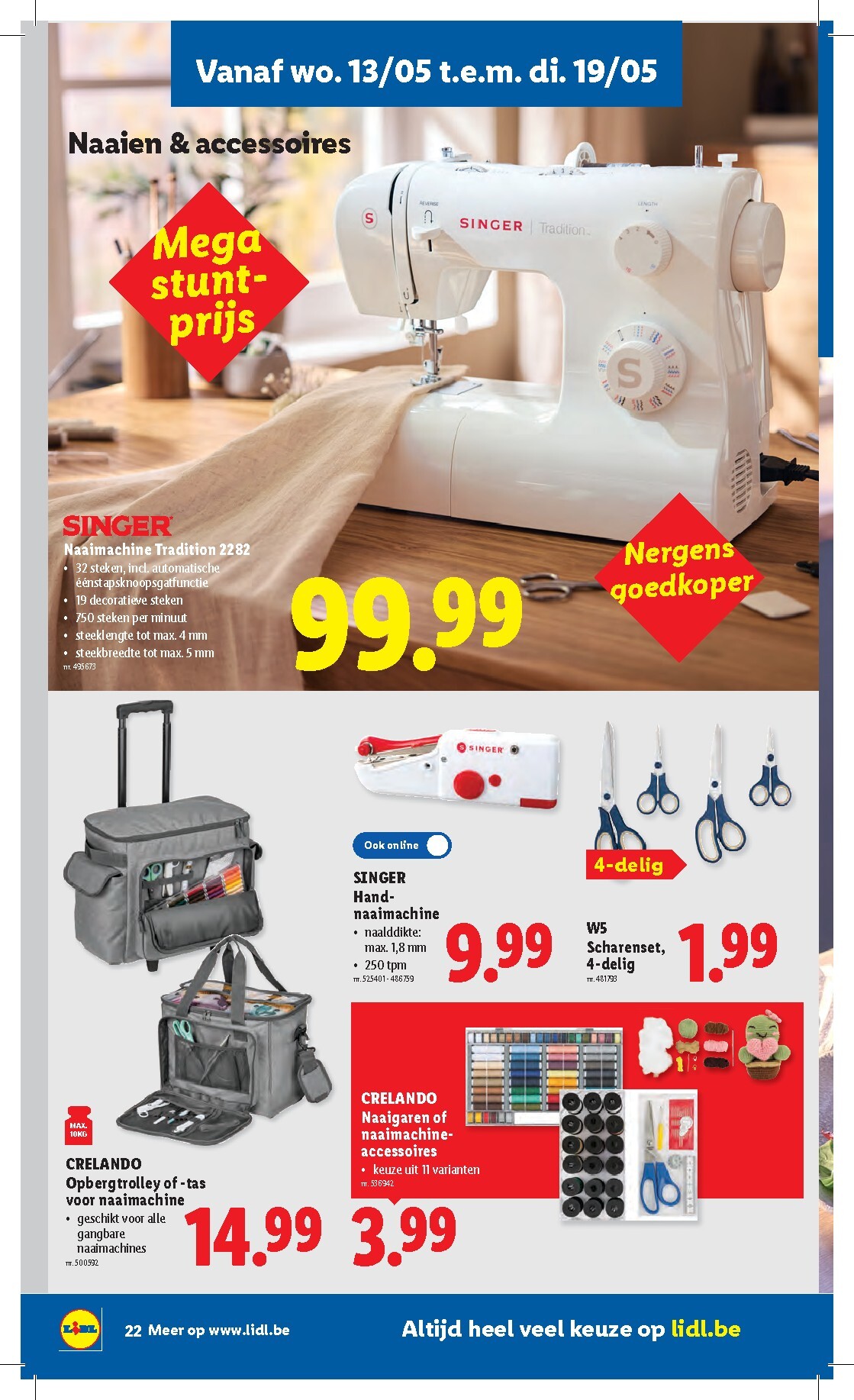 lidl - Lidl folder voor volgende week van maandag 11/05/2026 tot zaterdag 16/05/2026 - page: 22