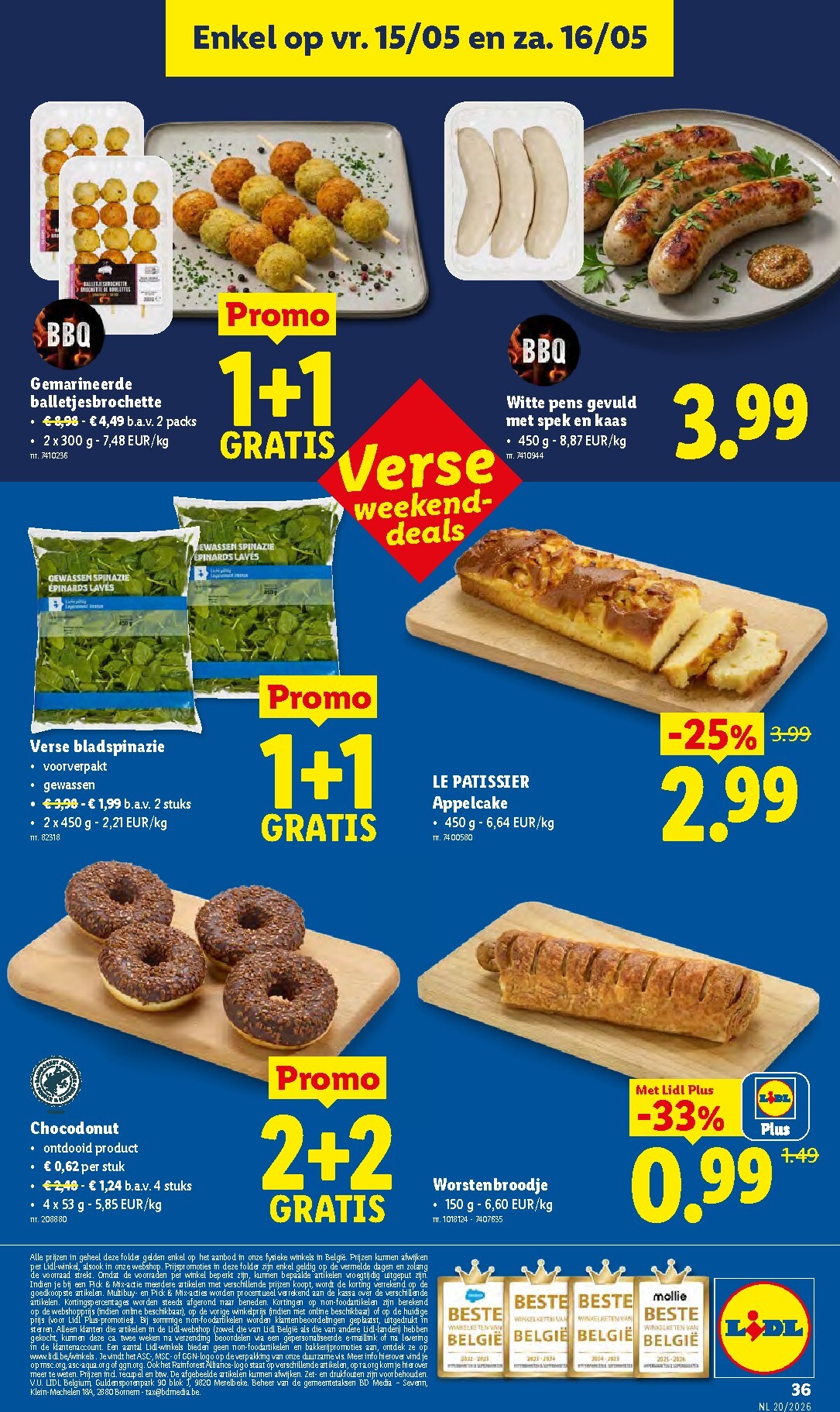 lidl - Lidl folder voor volgende week van maandag 11/05/2026 tot zaterdag 16/05/2026 - page: 36